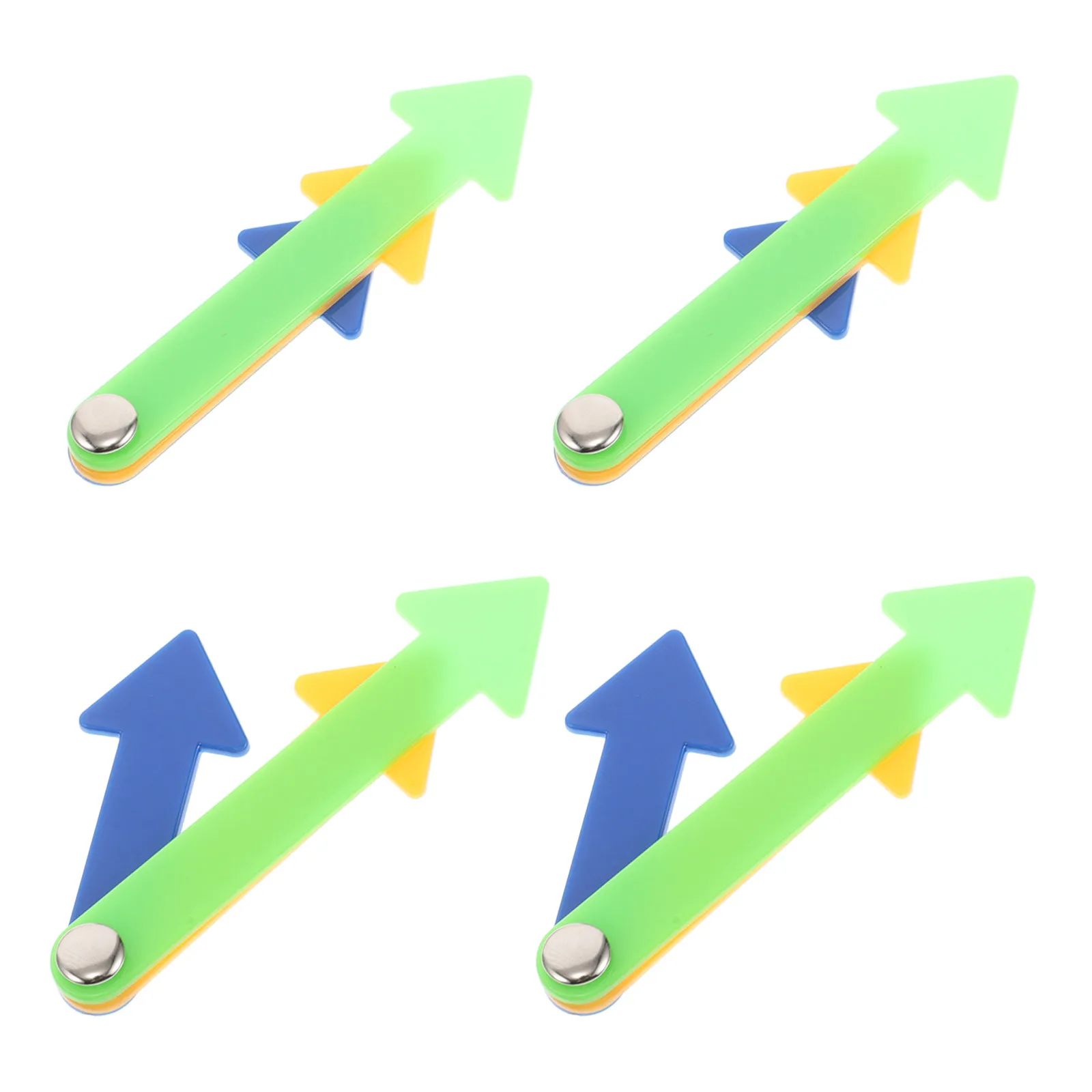 

Набор из 4 пластиковых стрелок для часов, запасные части для обучения, для школы и творческих проектов