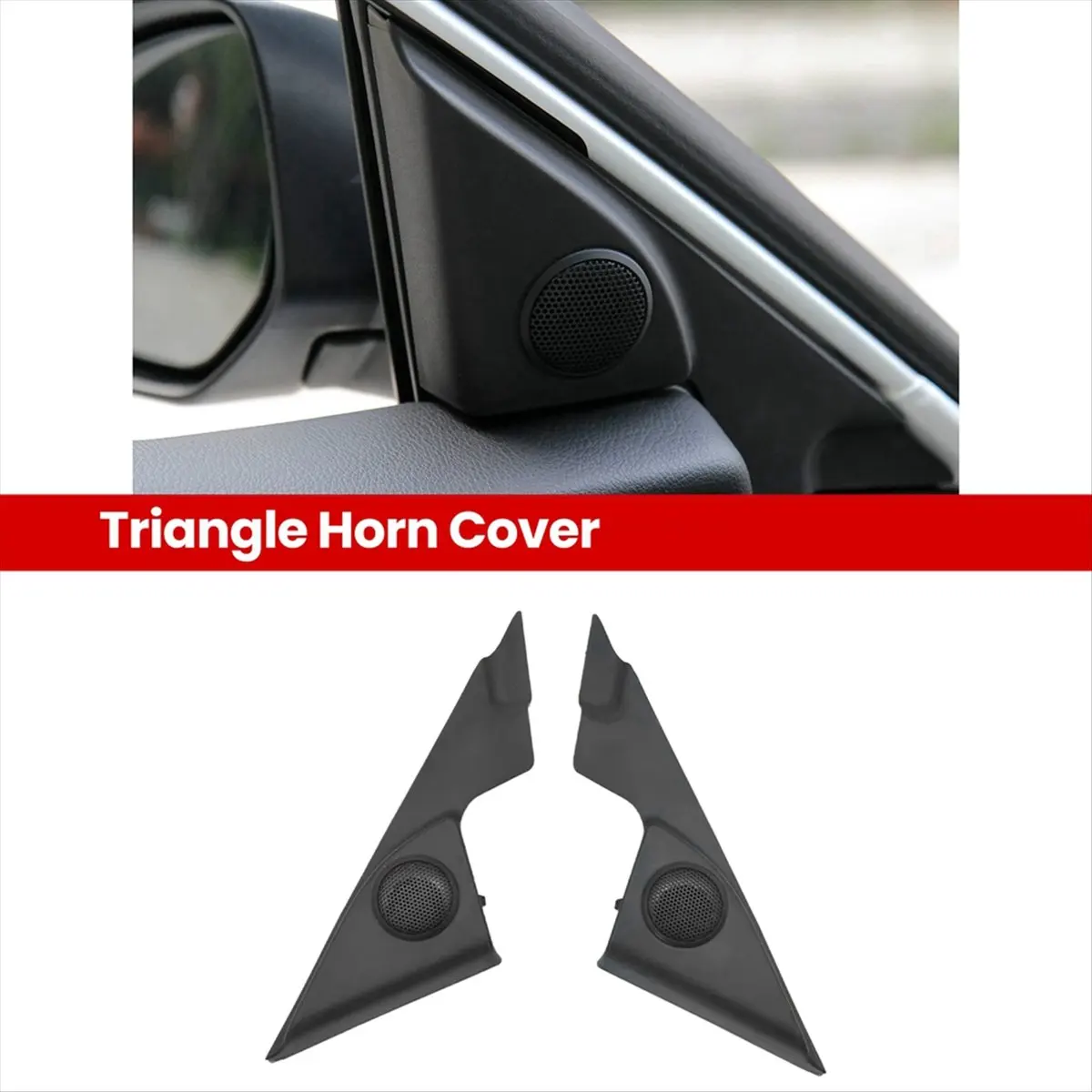 Super Sale For Mazda 6 GH Car Interior Panel Triangle Flare Trim Molding Garnish Treble Horn Cover GS1E-69-11Y GS1E-69-17Y