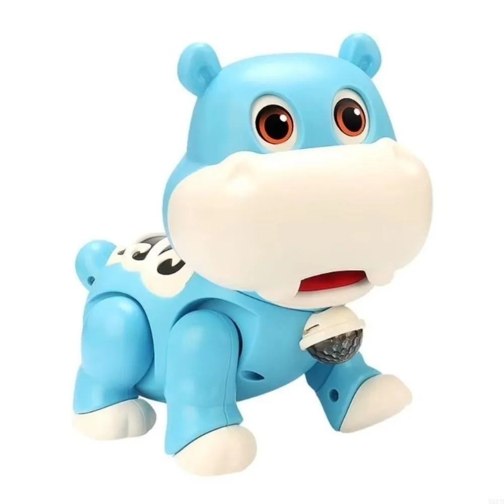 

Singing Dancing Flashing Dancing Animal Crawl Learning Educational Educational Musical With LED Lion Hippopotamus