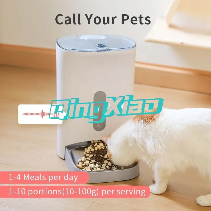 Home Multi Pet Automatic Feeder Products With Camera For Cats Dogs Smart APP Remote Control Timed Food Dispenser For Pet view 3