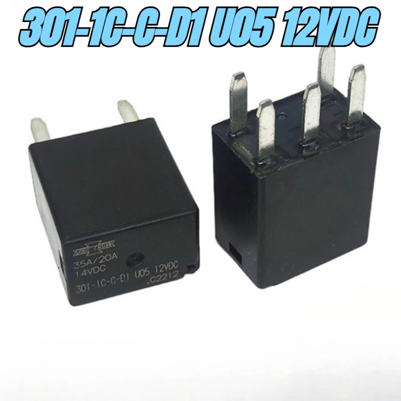 (العلامة التجارية الجديدة) 1 قطعة/الوحدة 100% الأصلي حقيقية التتابع: MAS-S-112-C-D2 5 دبابيس 301-1C-C-D1 U05 12VDC مرحل السيارة