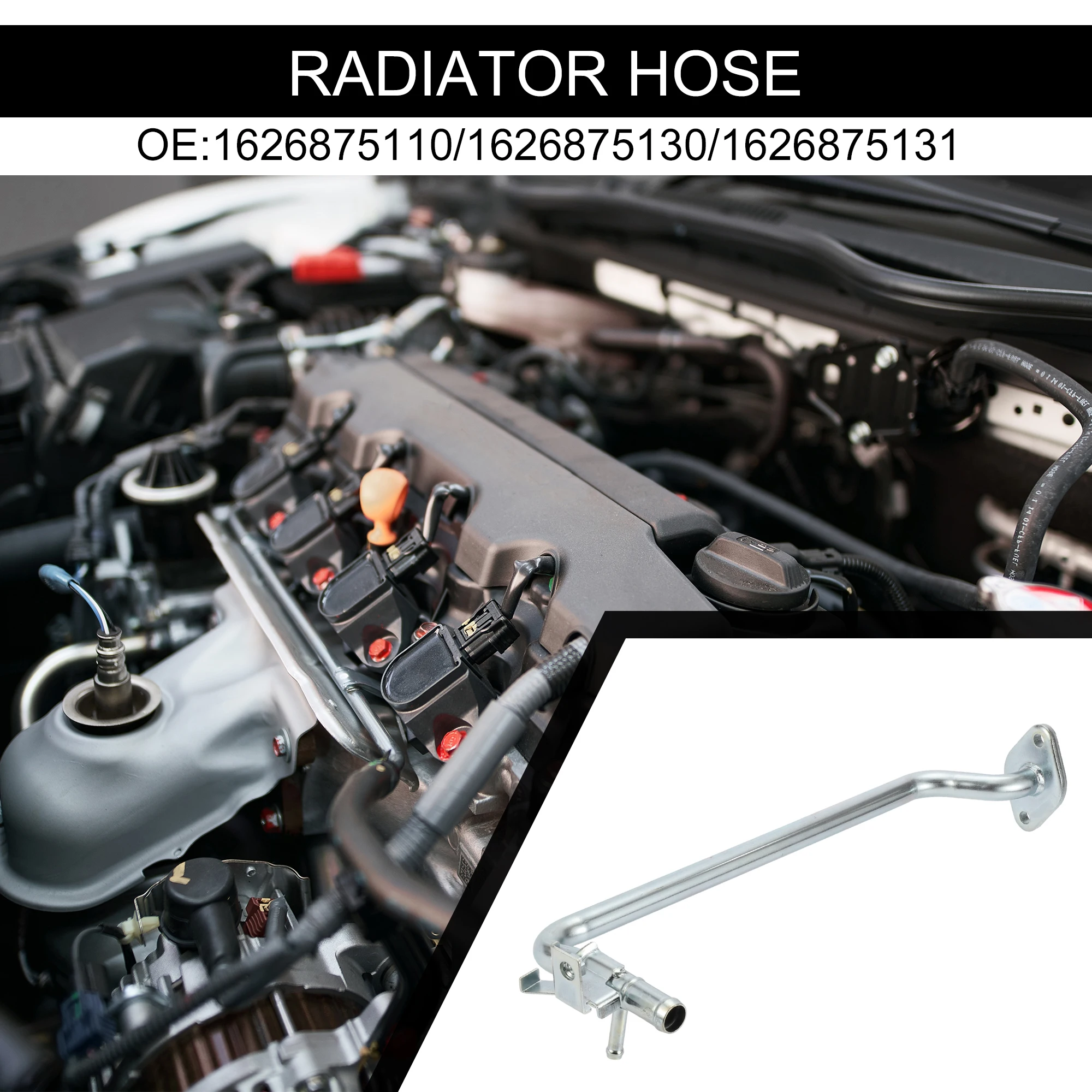 

Шланг радиатора двигателя автомобиля UXCELL для Toyota Tacoma 2005-2023 No 1626875110 Металл