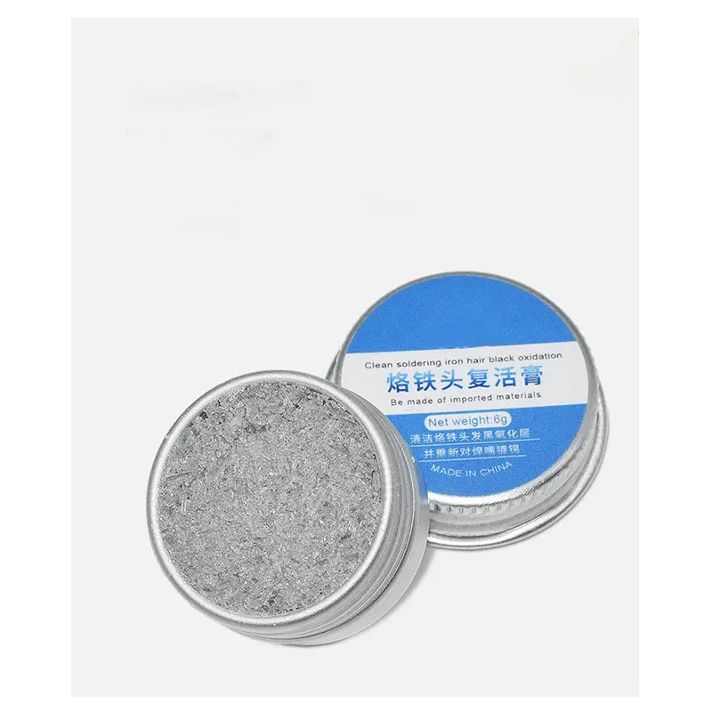 Electric soldering iron head revival cream cleaning soldering iron head oxide layer removal soldering tip blackening without tin