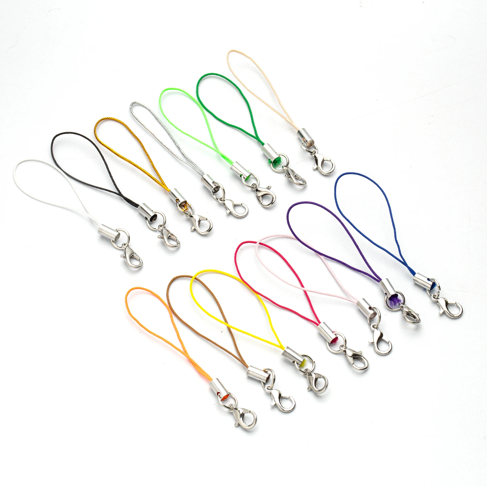 20Pcs Phone Charm Straps,Small Lanyard,Phones Charms Kit with Lobster Clasp,Keychain String,Keychain-Strap