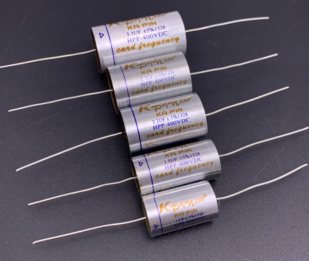 4pcs/lot Original KAPIN cap HPP-400VDC 5% brushed silver film audio coupling frequency divider capacitor free shipping
