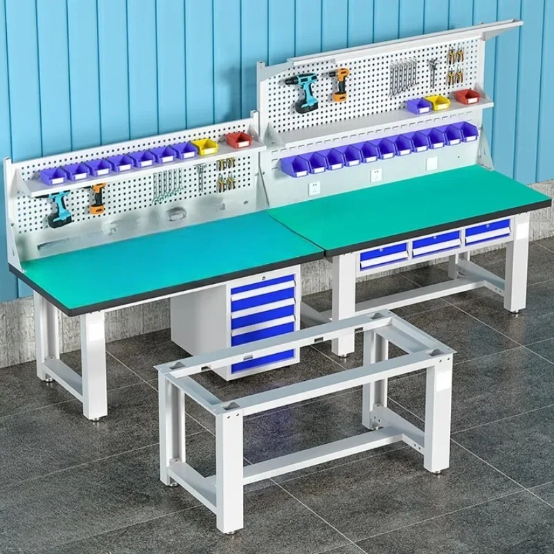 Heavy-duty workbench anti-static maintenance table Factory workshop fitter operation table assembly line packing table