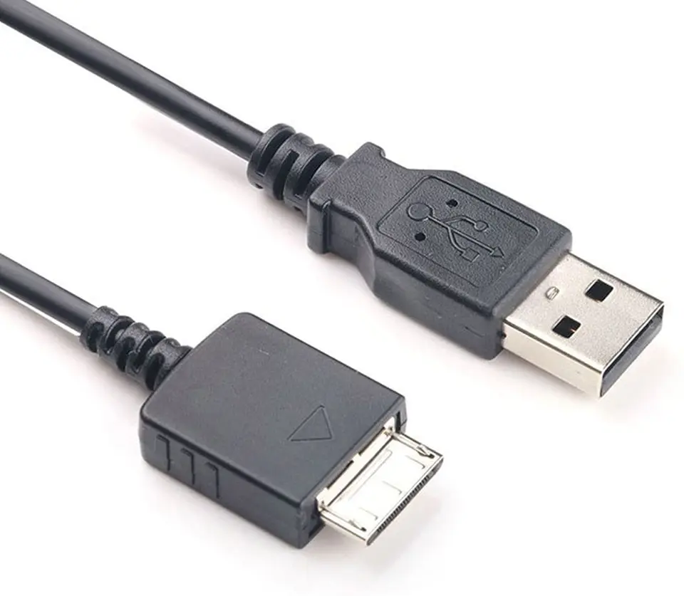 ソニーウォークマン用USBデータケーブル、mp3プレーヤー用充電器、2in