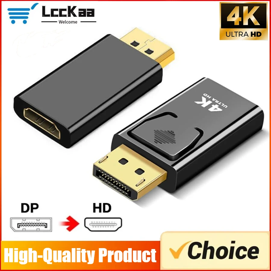 4KDPDisplayPorttoHDMI-compatibleAdapterConverterDisplayPortDPtoHDMI-compatibleHDTVAdapterVideoAudioLaptopPC-AliExpress7