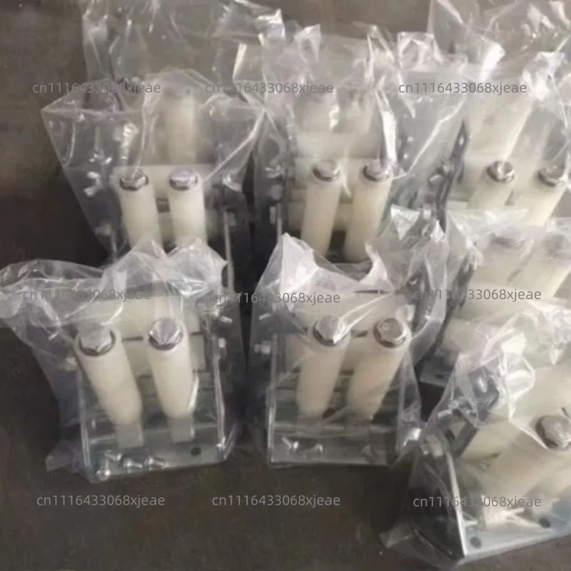 Four roller conductor device derrick wire and cable idler wire guide roller