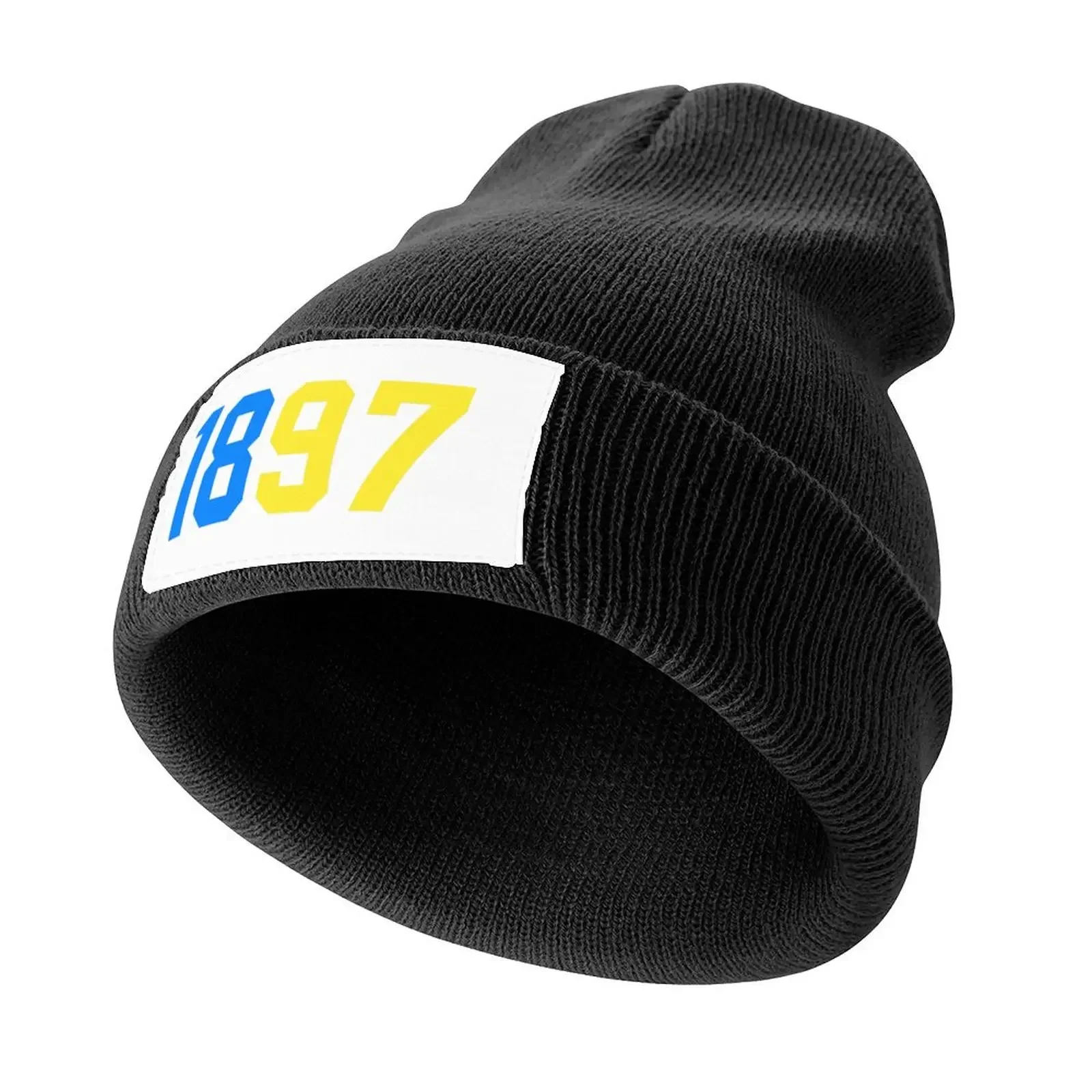 

1897 Union SG Blue Yellow Knitted Cap Mountaineering Hood dad hat For Women 2025 Men's