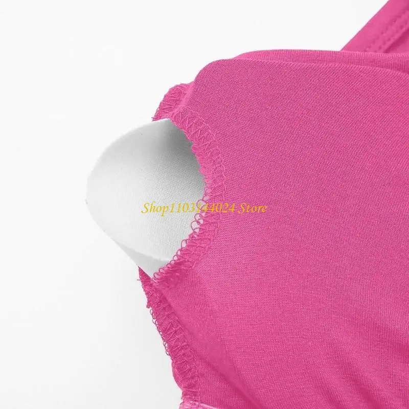 N5KE Large Size Camisole Padded Adjustable Spaghetti Straps Top Cutout Front Builts In Bra Cami Shirt For Women