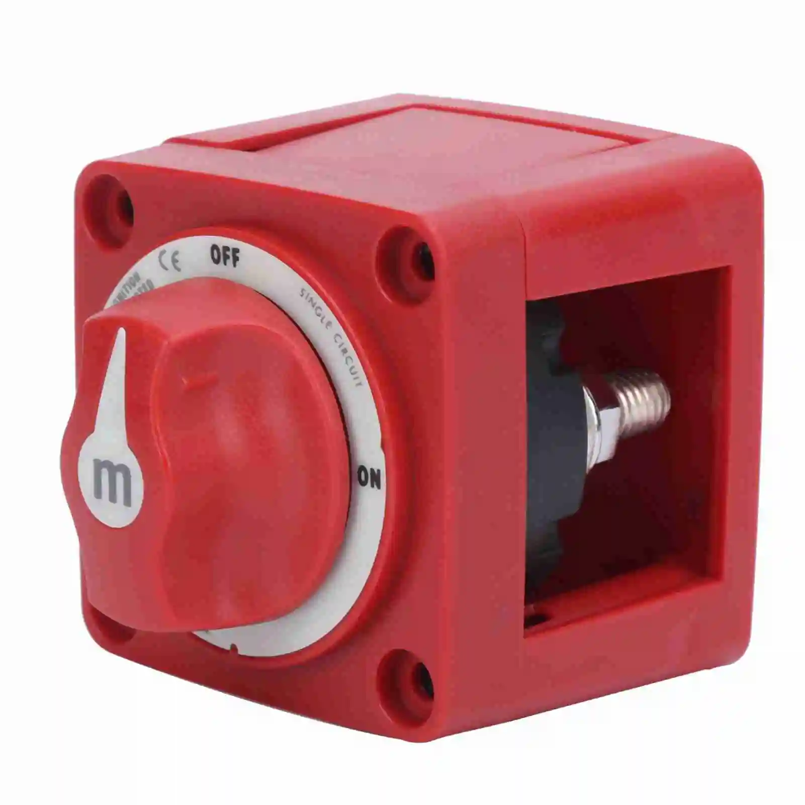 DC 12–48 V, 300 A, Yacht-Batterie-Trennschalter, Einzelkreis, 6006, M-Serie, strapazierfähig, für Marine-Boot-Batterie-Schalter