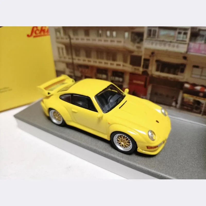 Schuco 1:64 911 993 GT2 Hong Kong Motor Show 2023 Alloy Car Model Adult Souvenir Classic Static Display Collectible Toy Gift