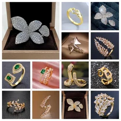 New Adjustable Opening Ring Women's Fashion Personalized Design Feeling Ball Cute Accessories Girl Gifts Animal  Jewelry