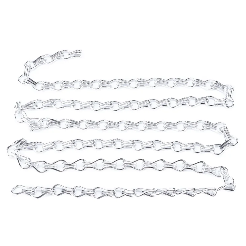 2Pcs Hanging Chain One Meter Rustproof Anticorrosion Convenient Assembly Light Fixture Chain For DIY Bird