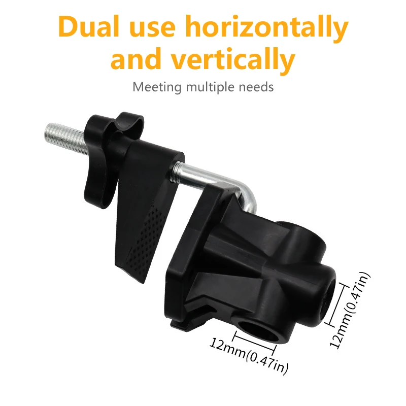 Metal Cantilever Bracket Clamp Non-slip Universal Bracket Clamp 7 Shape Horse Buckle Clip for Microphone Desk Lamp Mic Stand