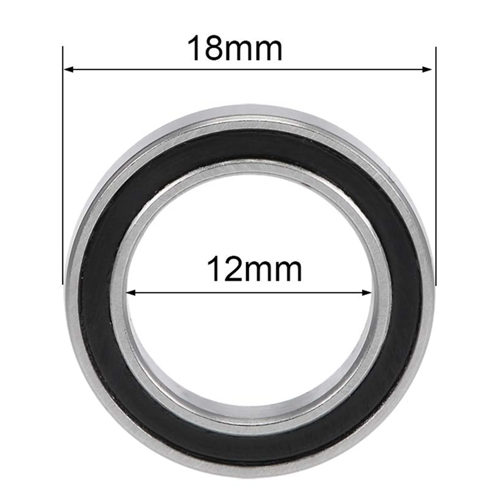 AB33-20PCS 6701-2RS 12X18X4 Mm Miniature Double Rubber Sealed Deep Groove Ball Bearings
