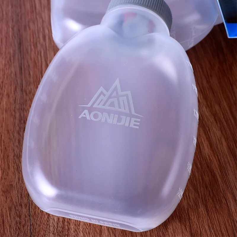 AONIJIE 170ML 250ML Water Bottle Flask Storage Container BPA Free For Running Hydration Belt Backpack Waist Bag Vest Camping