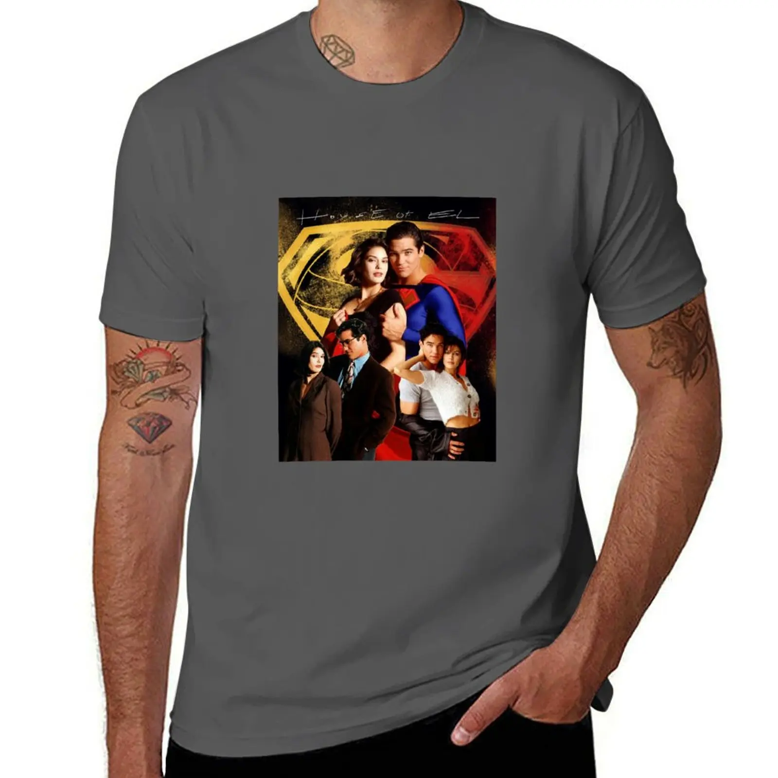 

Dean Cain T-Shirt Plus Size Basic Cotton T-Shirt