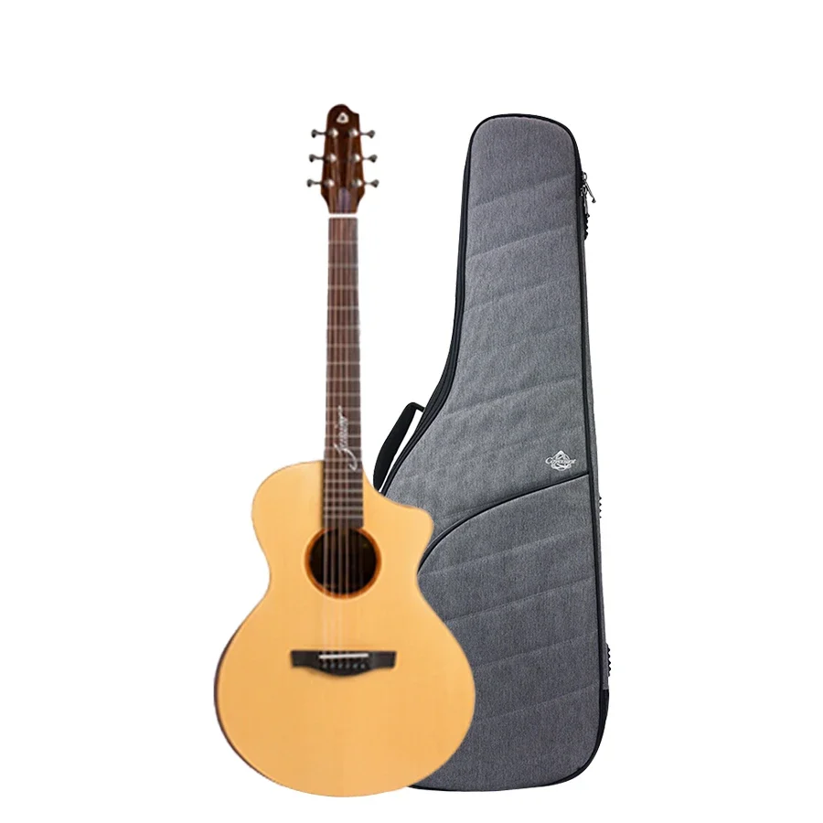 Junior36-Inch Travel Veneer Guitar Boys and Girls Spruce Panel Electricity Box Folk Guitar