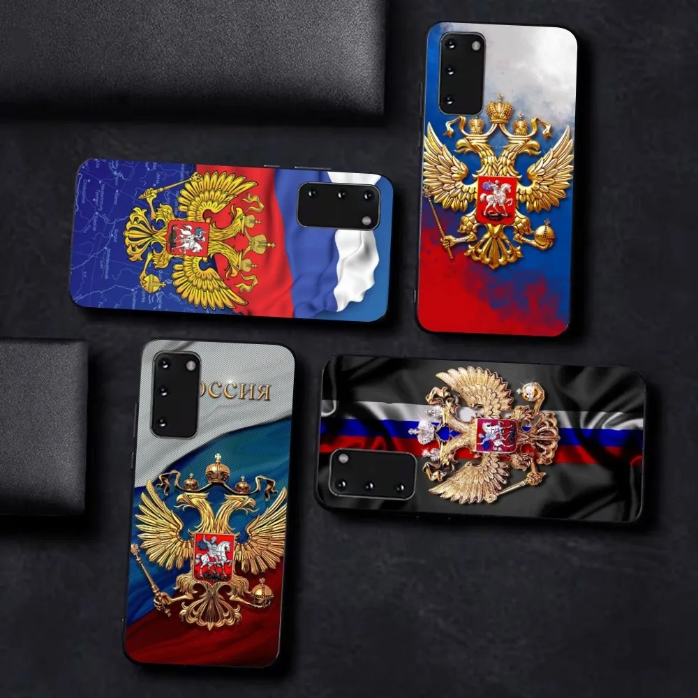 Russia Russian Flags Emblem Phone Case For Samsung S 9 10 20 21 22 23 30 23plus Lite Ultra FE S10lite Fundas