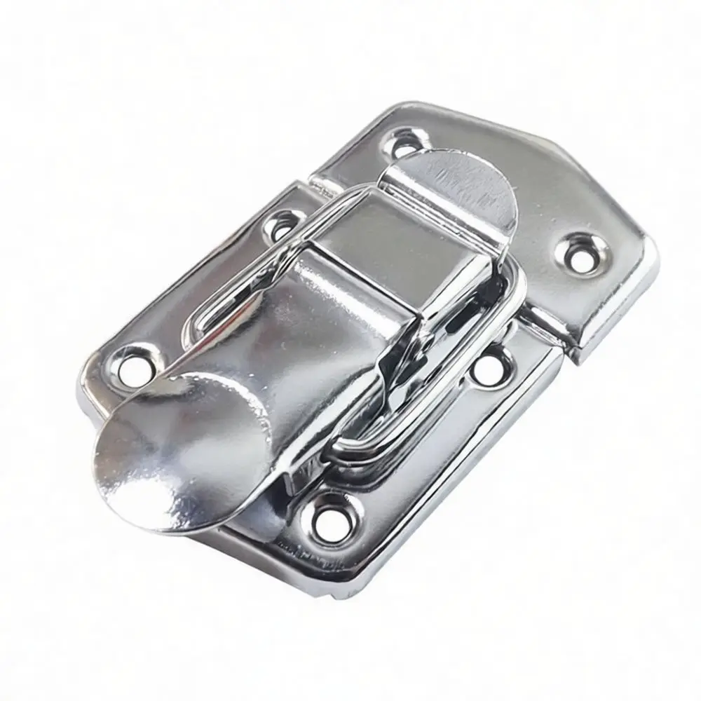 Iron Chrome 3009 Toggle Latch Hardware For Flight Tool Case Trunk Suitcase Catch Lock Fastener Secure Closure Device