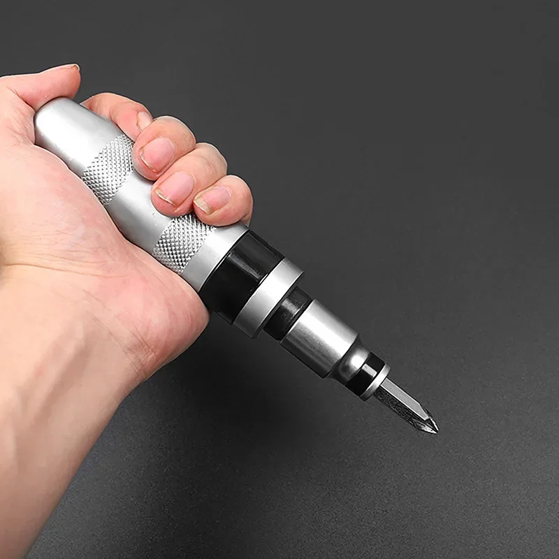 A Set Electric Screwdriver With Parts Household Cordless DIY Impact Impact Screwdriver Set Nut Strike Impact Driver Power Tools