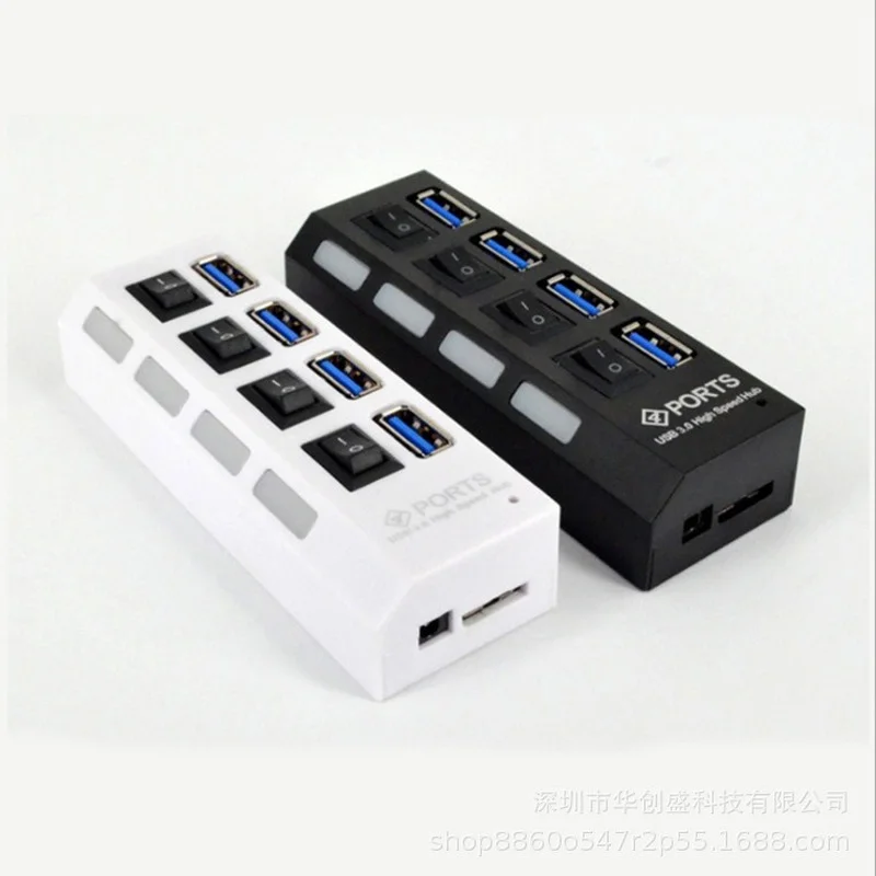 

USB Hub 3.0 Multi Splitter High Speed 4 Ports 2.0 Hab TF SD Card Reader All In One Accessories for PC