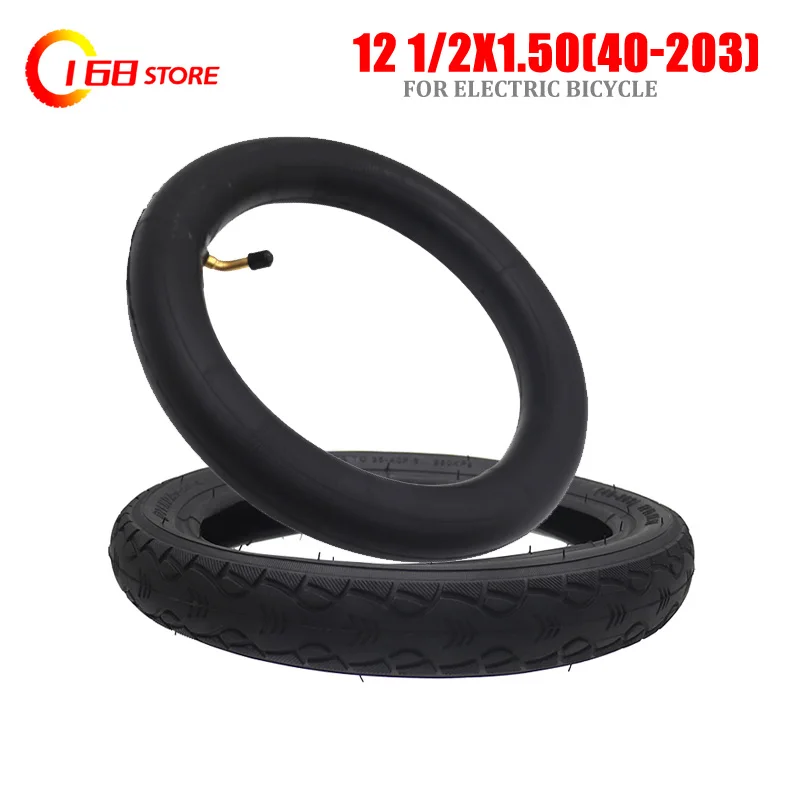 

High Quality (40-203) 12 1/2x1.50 Inner Tube Outer Tyre for Inch Wheelchair Electric Bike Tire Parts