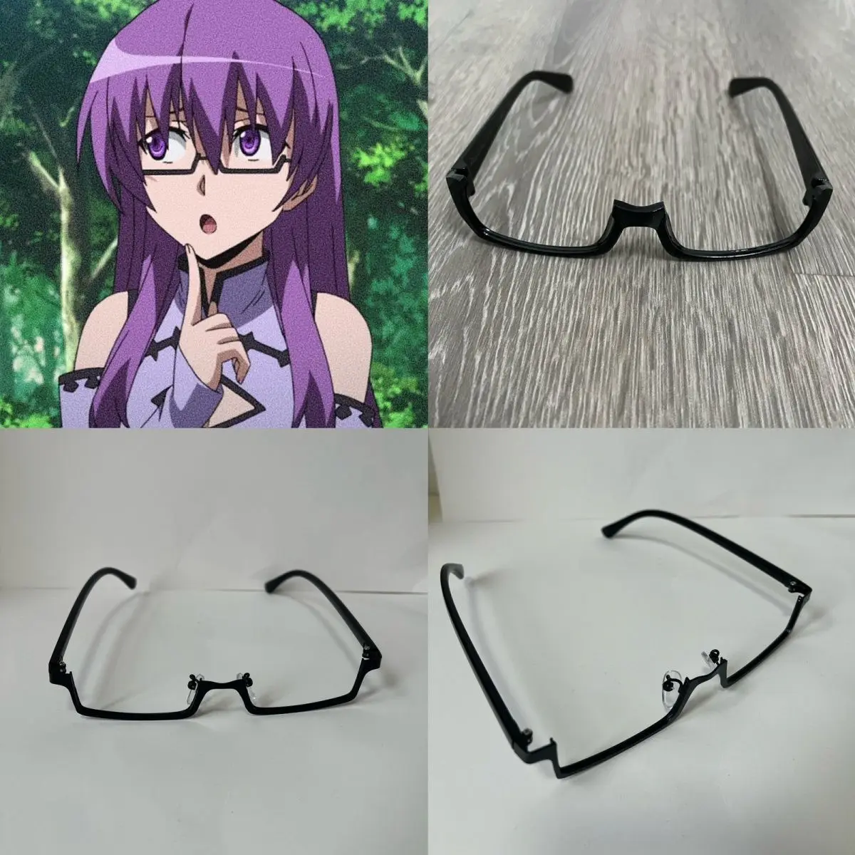 Akame ga KILL! Sheele Cosplay Eyewear Eyeglasses Anime Eye Glasses Halloween Cosplay Costume Accessory