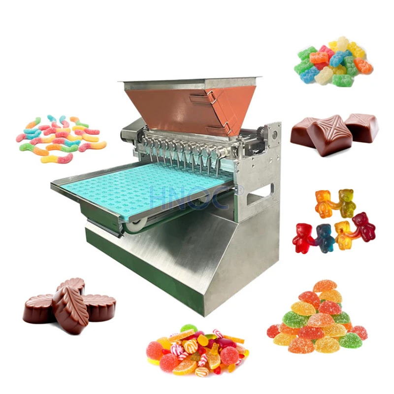 Chocolate Jelly Bean Lollipop Gummy Caramel Candy Depositor Machine