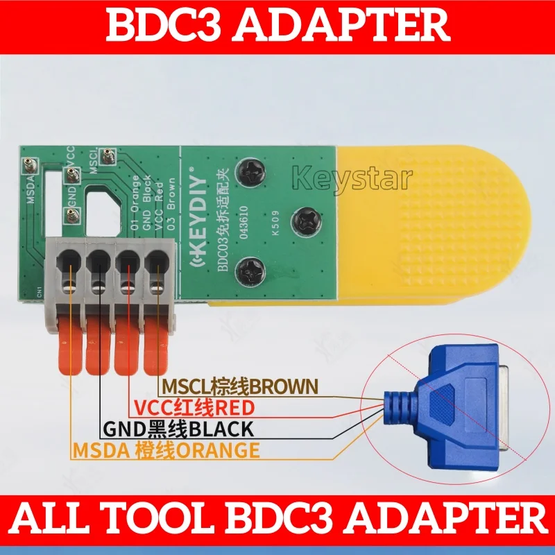 

BDC3 Adapter Key Programming G Series Free Welding Data Adaptor for KD X4 IM608 for G32 G70 G05 G42 G20 G21 G22 G30 G02 G82 G83
