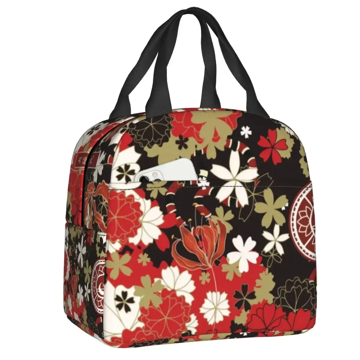 The Untamed WangXian Bunny Insulated Lunch Bags for Women Mo Dao Zu Shi Resuable Cooler Thermal Bento Box Outdoor Camping Travel