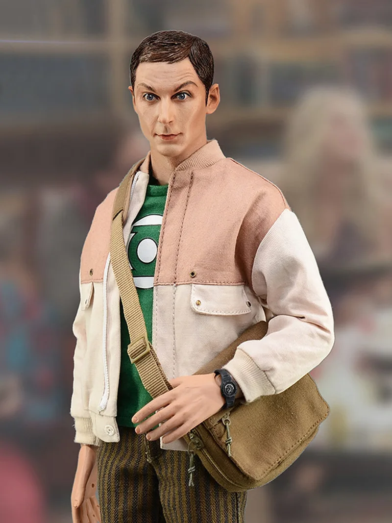 Spot Bbk006 Genius Scientist The Big Bang Theory 1/6 Double Head Sculpture Action Figure Film And Television Collection Model