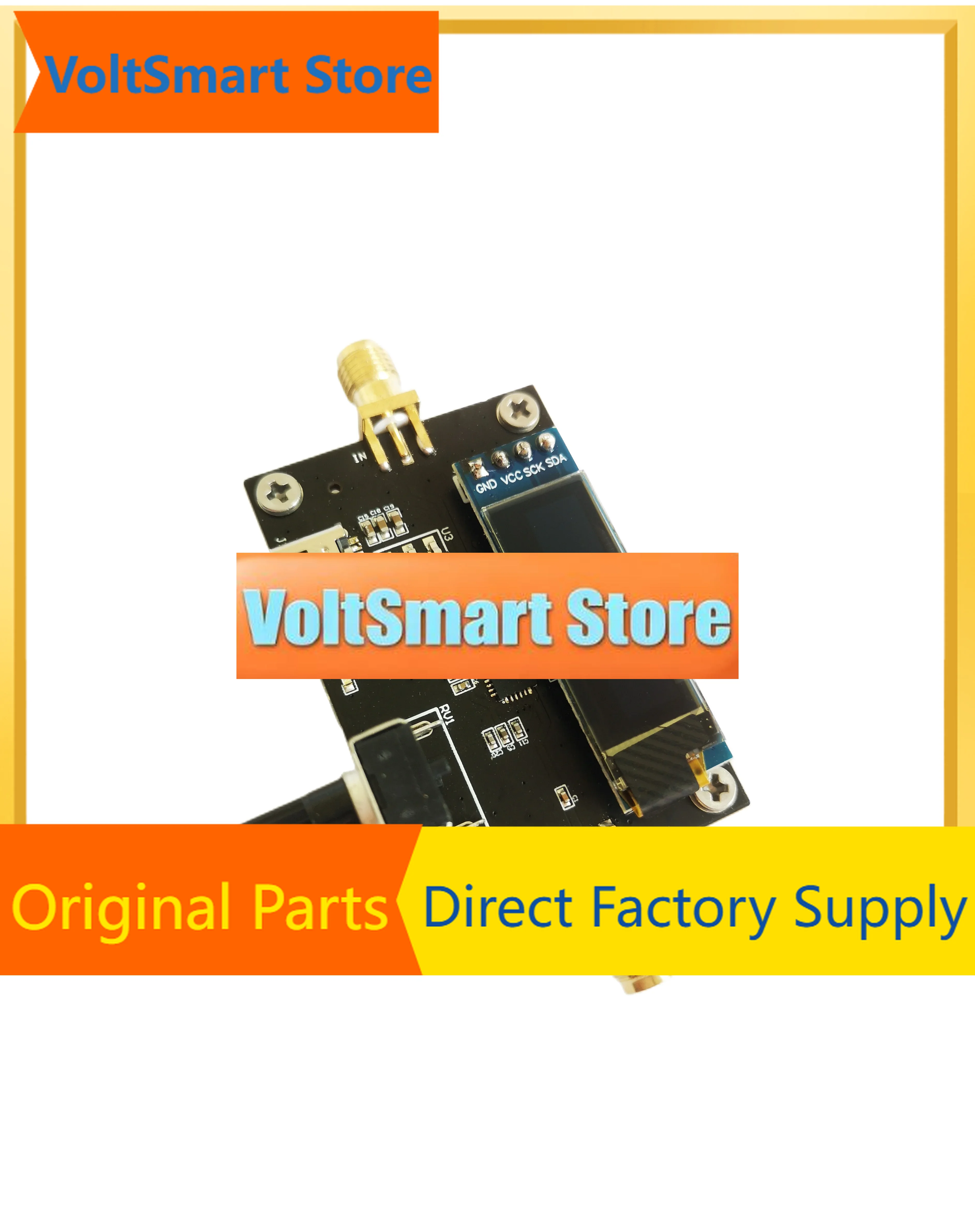 VoltSHMC624A Digital RF Attenuator Module DC-6GHz 0.5dB Step Accuracy 0~31.5dB Adjustable GS-AT6-M