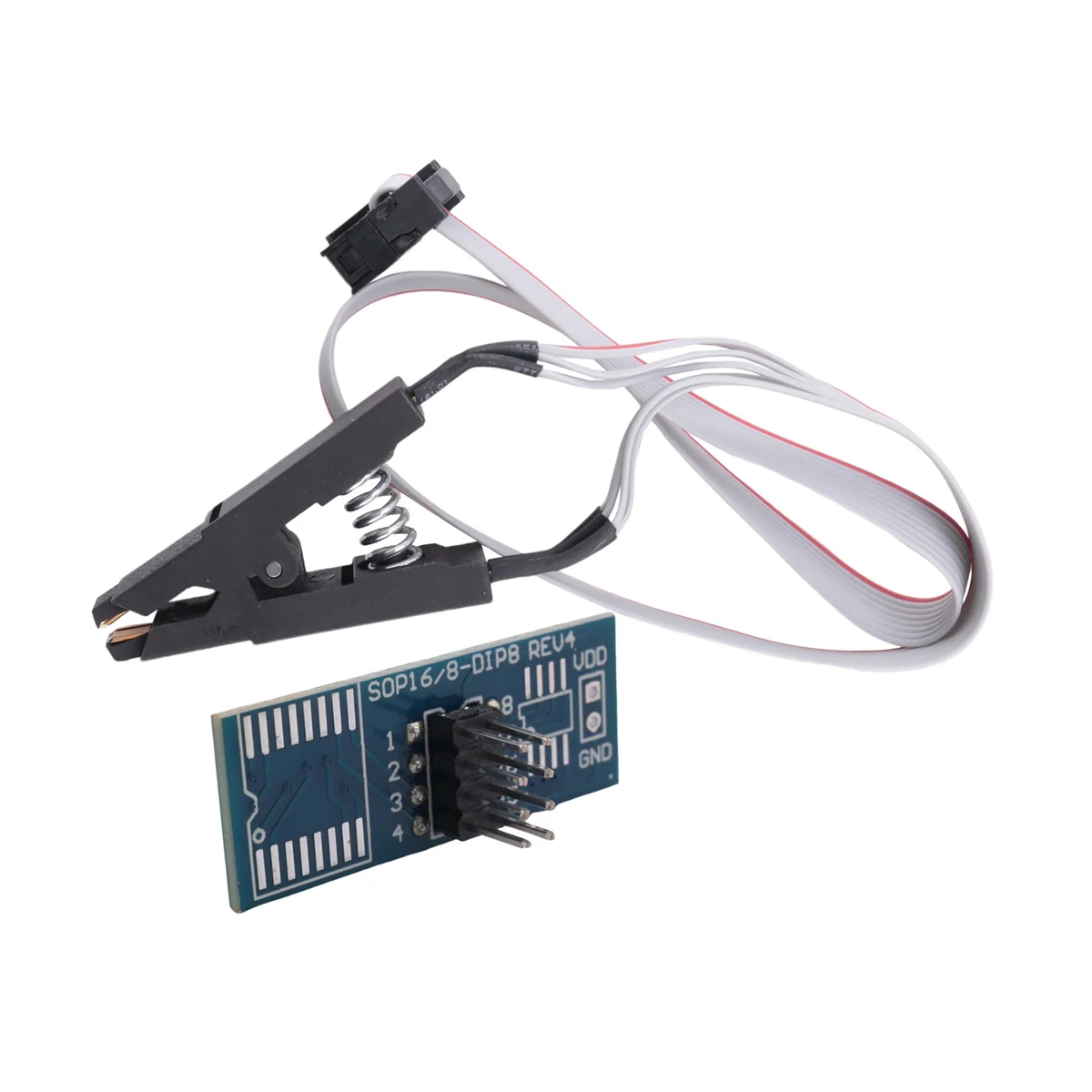 SOIC8 SOP8 Flash Chip IC Тестовые зажимы Разъем Адаптер Программатор BIOS/24/25/93JAS