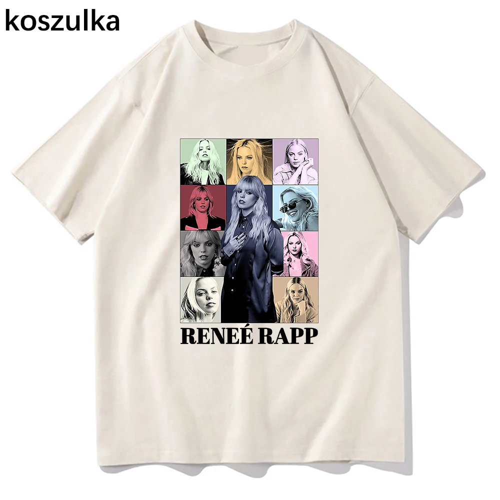 Renee Rapp The Eras Tour T Shirts 2024 Funny Men/women Sweatshirt Vintage Summer Cotton Tops Harajuku Short Sleeve T Shirt