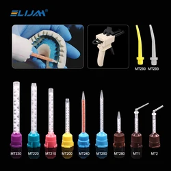 50pcs/Bag Dental Mixing Tips Impression Materials Denspay Lab Denture Disposable Color Tubes Disposable Mixed Head