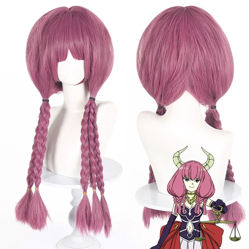 

Aura Cosplay Wig Azuma Anime Frieren Beyond Journey's End Aura the Guillotine Horns Haipins Fiber Hair + Wig Cap Halloween