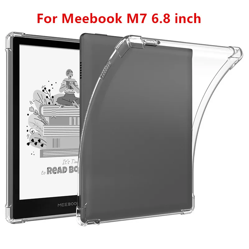 For Meebook M7 Case 6.8 inch Transparent Anti-drop Airbag Soft Silicone Cover E-book Reader Funda for Meebook M7 6.8