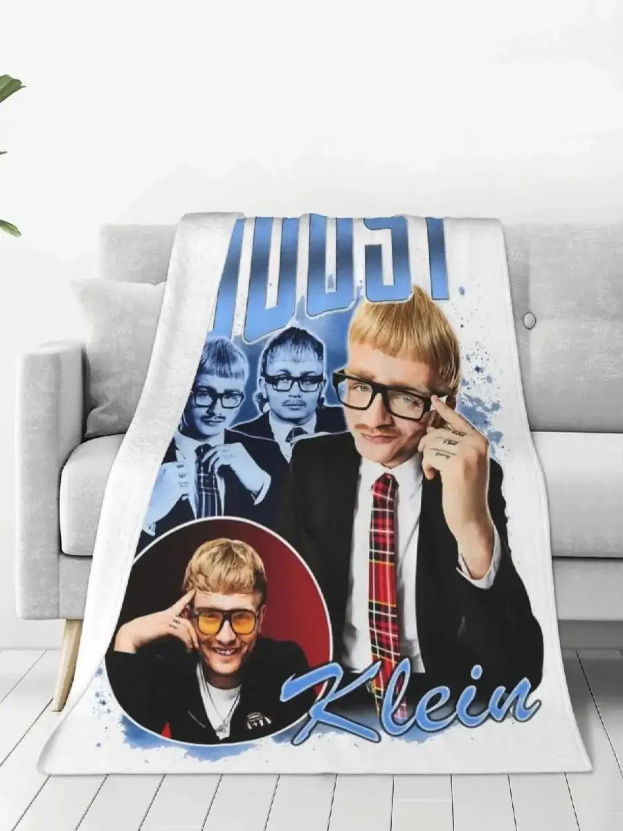 Soft Durable Throw Blanket for Sofa Bed  Winter Flannel Bedspread Travel Cover  Joost Klein Eurovisions Singer Poster Inspired