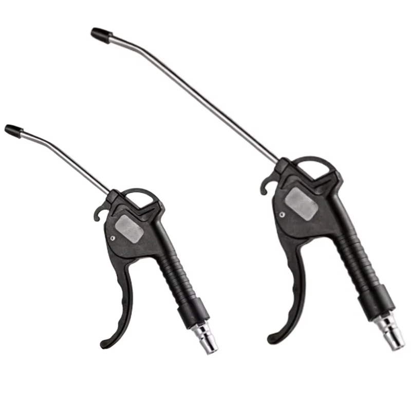 High-Pressure Dust Blower, Pneumatic Tool, Dust Removal Gun, Air Blowing And Smoke Removal Gun, Air Pump, Extended Nozzle Black