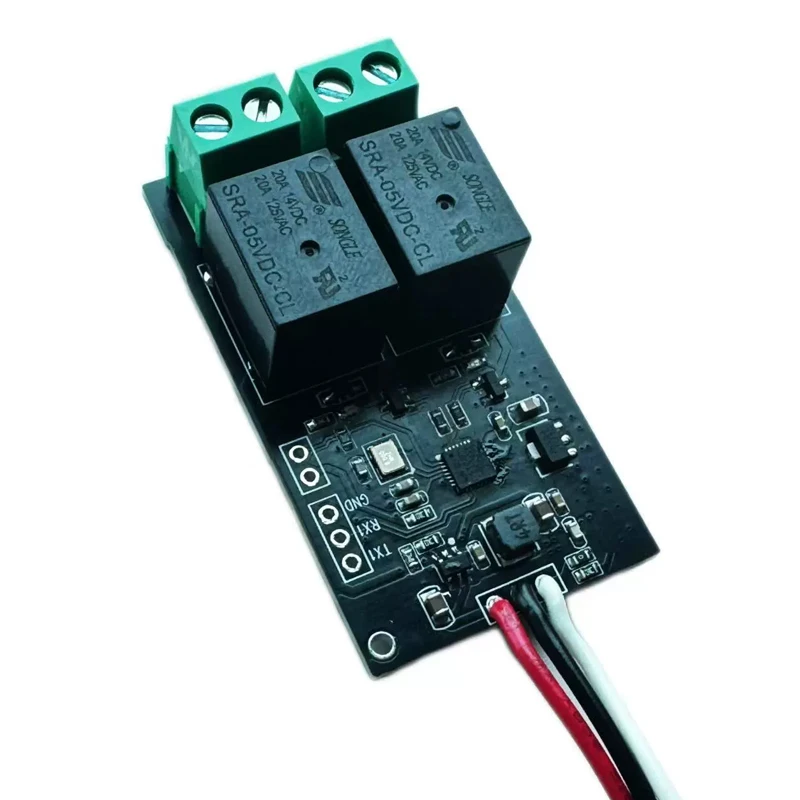 1PCS 3.3-30VDC One-channel Two-way Relay Remote Control PWM Relay Switch Module with Indicator Light for RC Model Aircraft