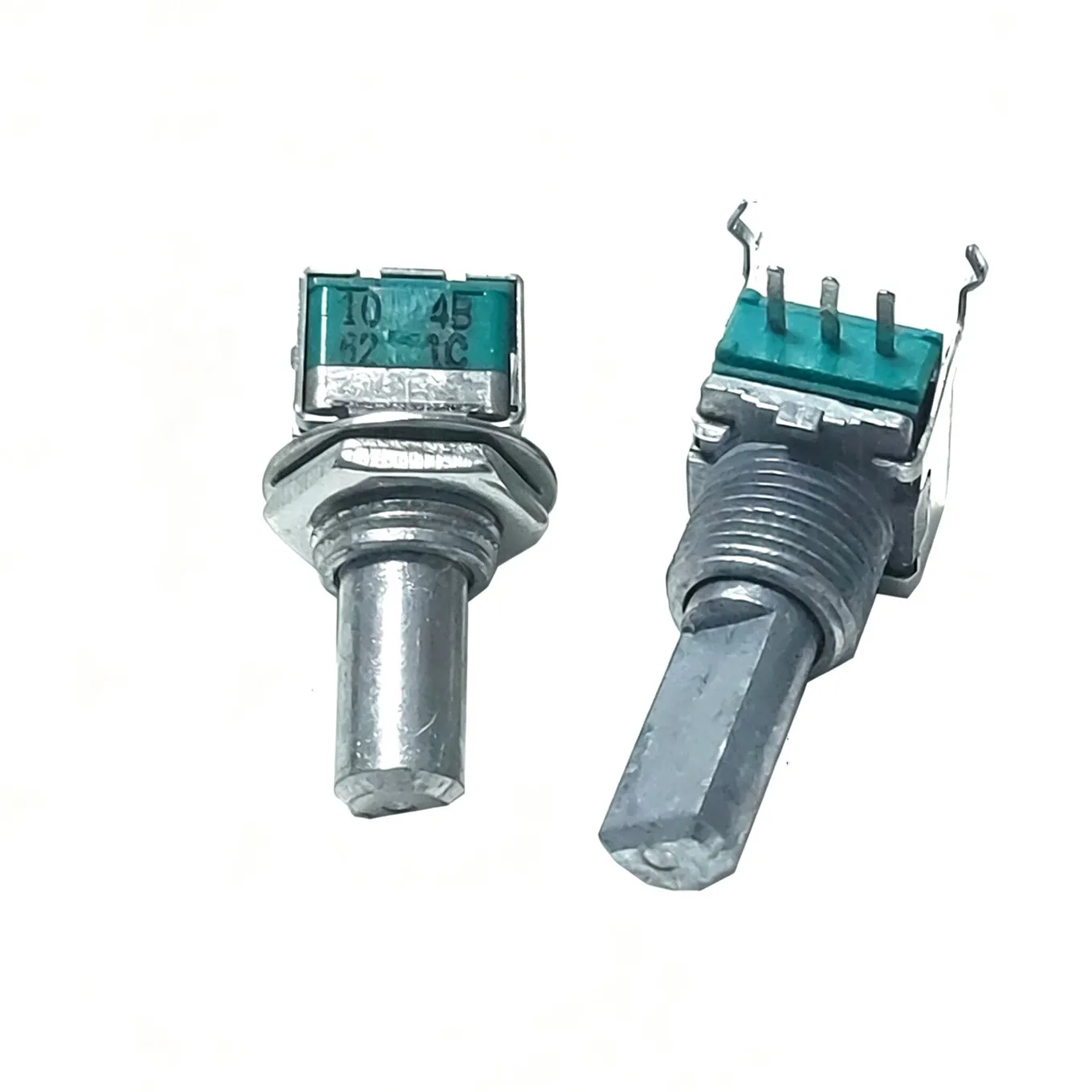 Original New 100% RK09L Single Potentiometer With Bracket Horizontal B104K B100K With Center Positioning Axis 15MM 20MM (SWITCH)