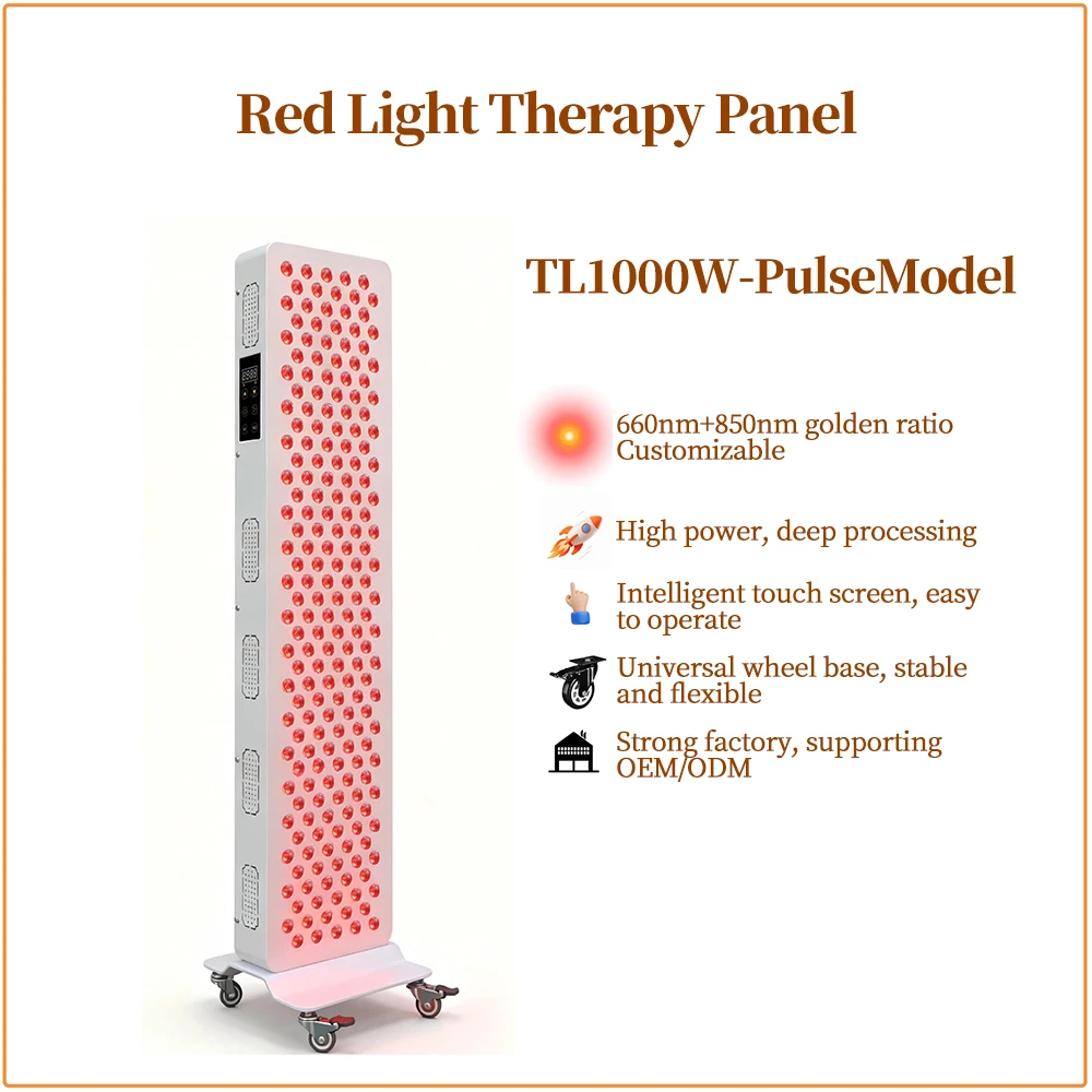Red Light Therapy Facial Mask for Rejuvenation with LED Panel and Adjustable Stand