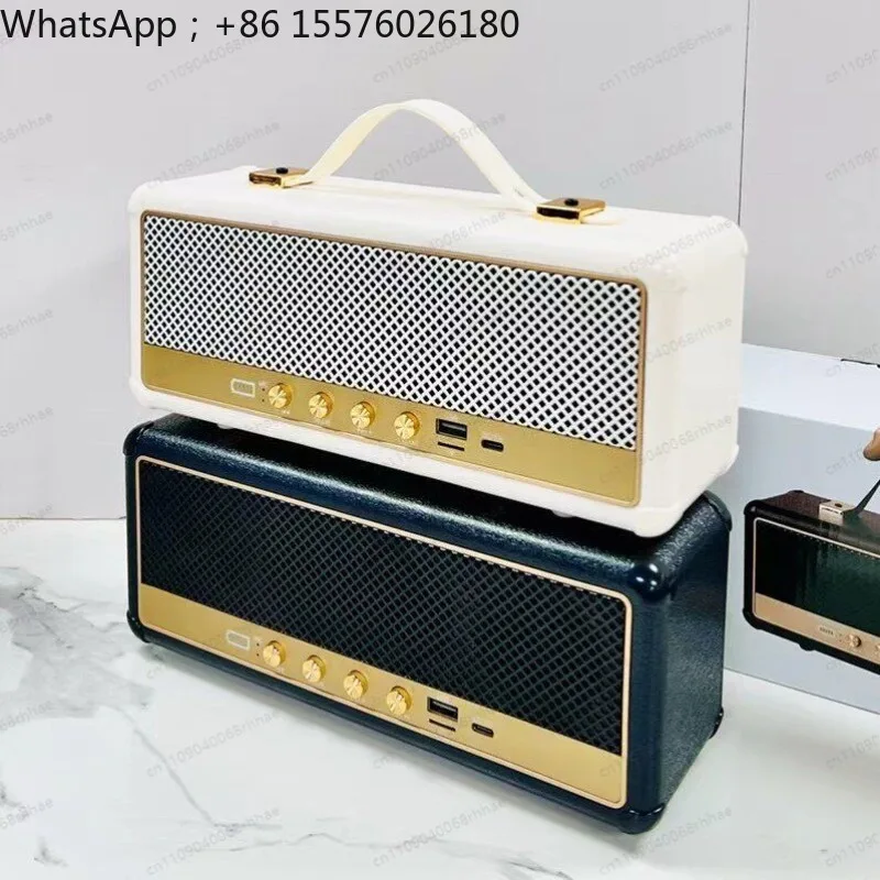 Wireless Bluetooth Speaker Portable FM Subwoofer Stereo Card U Disk Portable Outdoor Small Audio Desktop