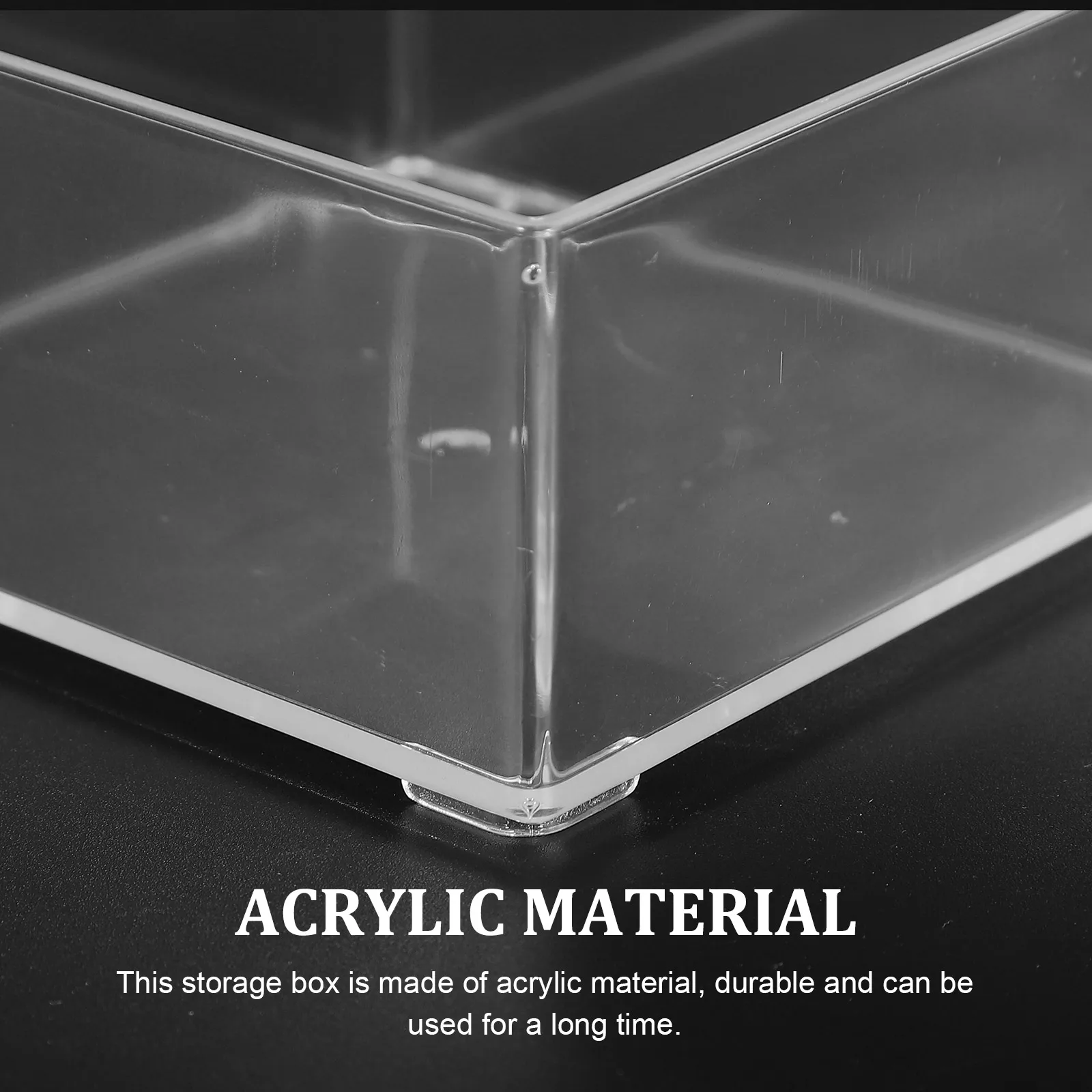

Transparent Tea Storage Box Acrylic Coffee Bags Container for Kitchen Office Desk Tea Bag Container ganizing Box Cover