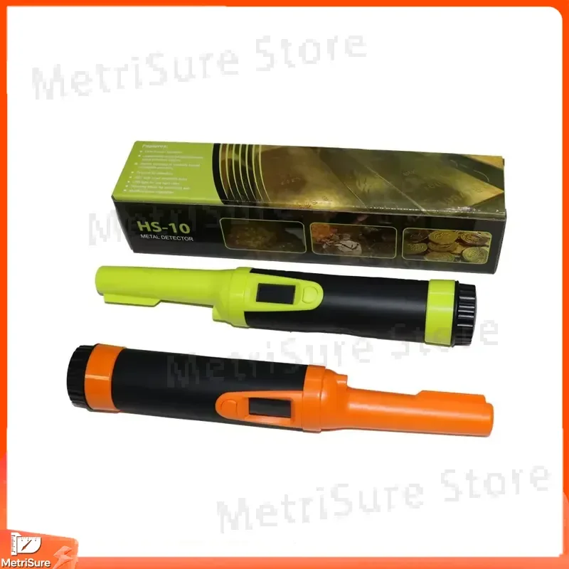 Waterproof Pinpointer Metal Detector LCD Handheld High Sensitivity Three Detection Modes ABS Material for Treasure Hunting