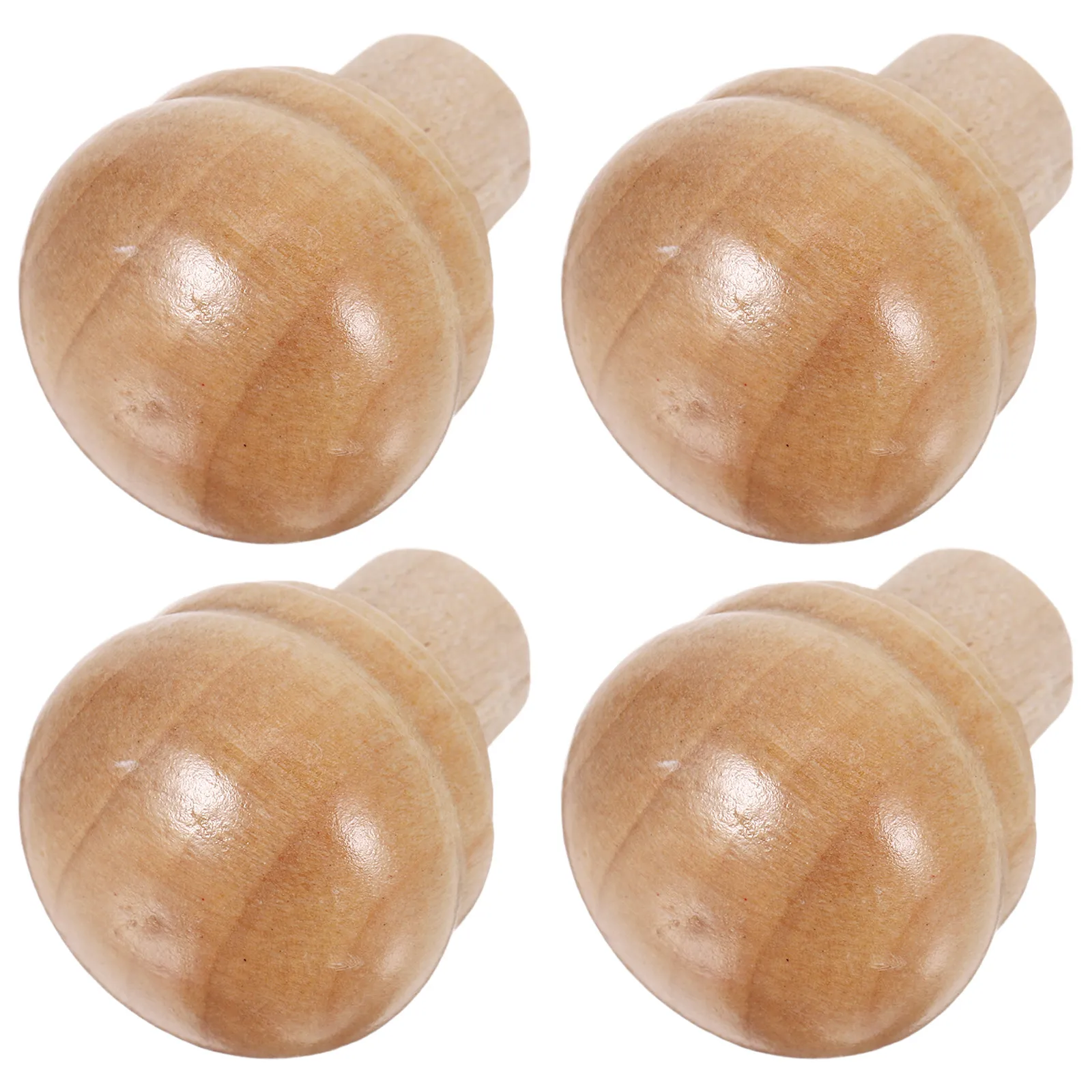 4Pcs Wine Barrel Cork Stopper Oak Barrel Bung Airtight Leak Proof Replacement for Fermenting Beer Whiskey Brewing Accessories