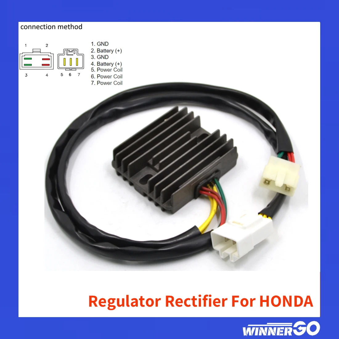 

SH678PA Motorcycle Bike Voltage Regulator Rectifier 31600-MBW-D21 For Honda CBR600 F4i 2001 2002 2003 2004 2005 2006